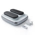 FORCE Portable Electric Circulation Leg Trainer Exerciser Machine With Remote Control Silver
