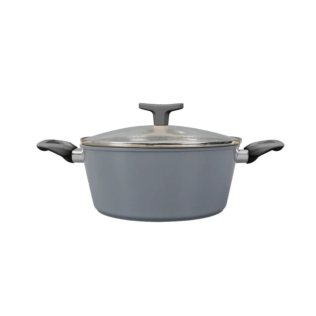 CLEVINGER 24CM NON-STICK CASSEROLE WITH LID