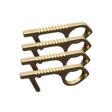 4 Pcs Clean Germ Free Hygiene Hand Antimicrobial Metal Key