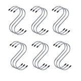 18 Pcs Multipurpose Durable Utility S Hooks for Hanging