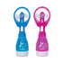 Handhold Battery Powered Personal Water Spray Fan-Blue/Pink - Pink
