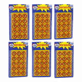 6 Cards of 8-Shot Ring Caps – 144 Shots Each, Total 684 Shots – Toy Gun Cap Refills