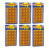 6 Cards of 8-Shot Ring Caps – 144 Shots Each, Total 684 Shots – Toy Gun Cap Refills