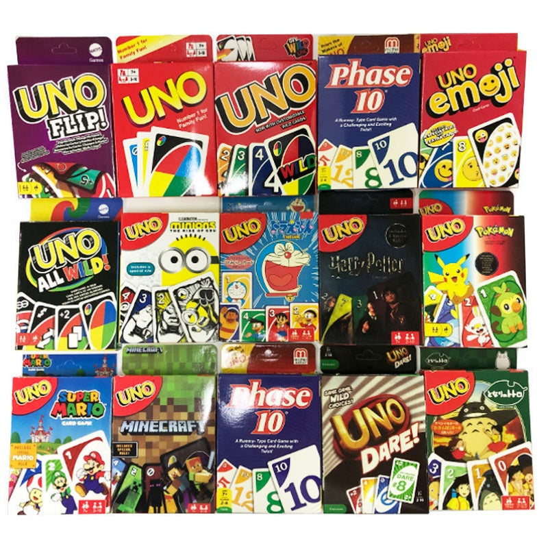 Classic UNO Playing Cards – Assorted – Family Fun for All Ages! - SUPER MARIO