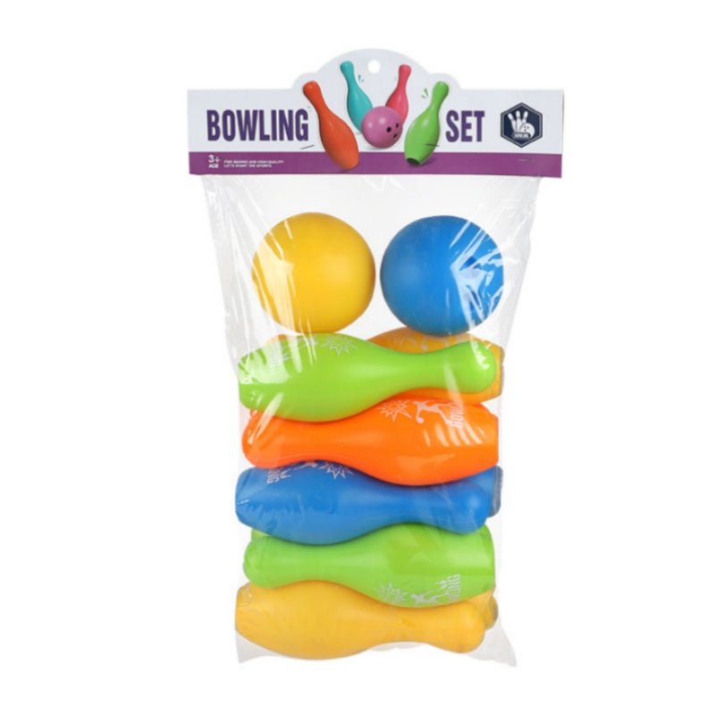 Colourful PVC bowling play set