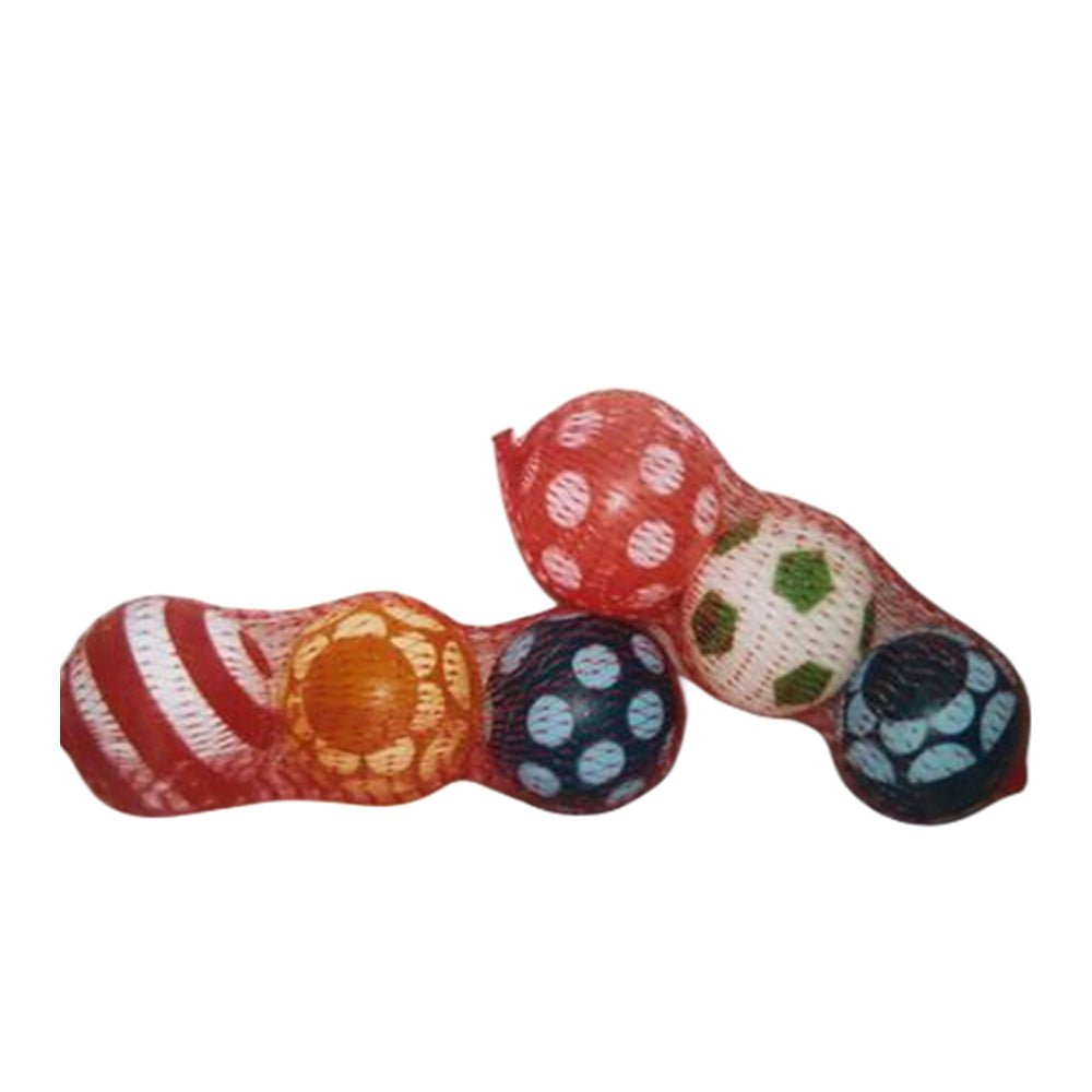 4x Pack of 3 small balls