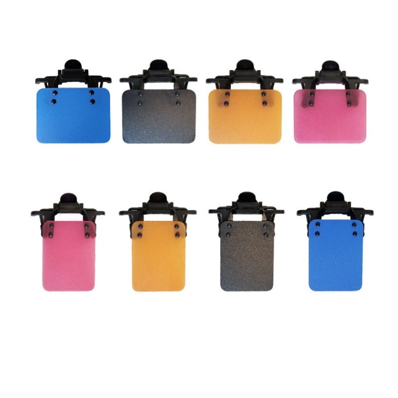 ISSF Flip-Up Eyeshield Sport Shooting Eye Shield Aim Blocker Targeting Sight Cover Blinding - Blue-Vertical 3x4cm