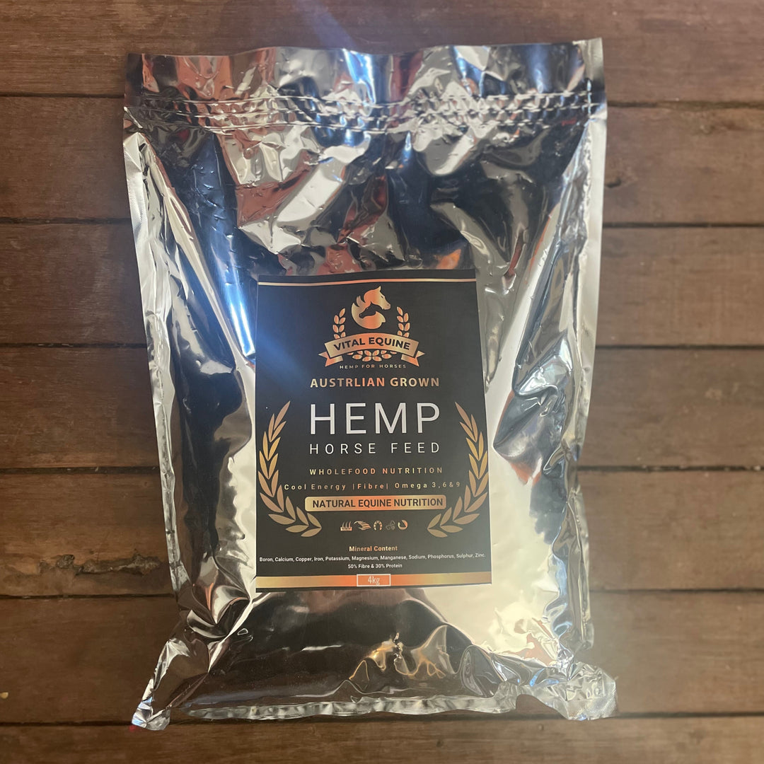 Vital Equine | Hemp Horse Feed Equine Fibre & Protein Pellets - 4kg 