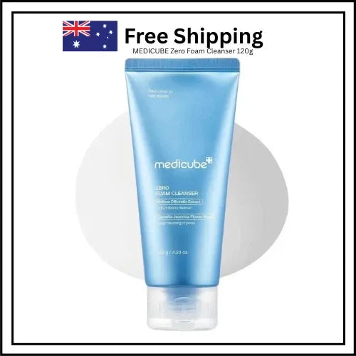 MEDICUBE Zero Foam Cleanser 120g â€“ Deep Cleansing, Pore Care â€“ AU Seller