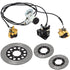 Go Kart Brake Master Cylinder Kit Go Kart Hydraulic Brake Kit Universal Go Karts Brake Kit Complete Including Master Cylinder, Hose, Caliper, Pad for 150cc Automotive
