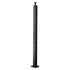 Cable Railing Post, 106.7x5x5cm Corner Railing Post, with L-Shaped Pre-Drilled Holes, Stainless Steel Cable Rail Post with Horizontal and Curved Bracket, 1-Pack, Black, 1JZLGZXHS1065S1EW001V0