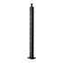 Cable Railing Post, 36x2x2 Inch Stair Railing Post, with Pre-Drilled 30° Angled Holes, Stainless Steel Cable Rail Post with Horizontal and Curved Bracket, 1-Pack, Black, 1JZLGZXHS914YIVIS001V0