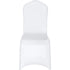 Stretch Spandex Folding Chair Covers, Universal Fitted Chair Cover, Removable Washable Protective Slipcovers, for Wedding, Holiday, Banquet, Party, Celebration, Dining (50PCS White)