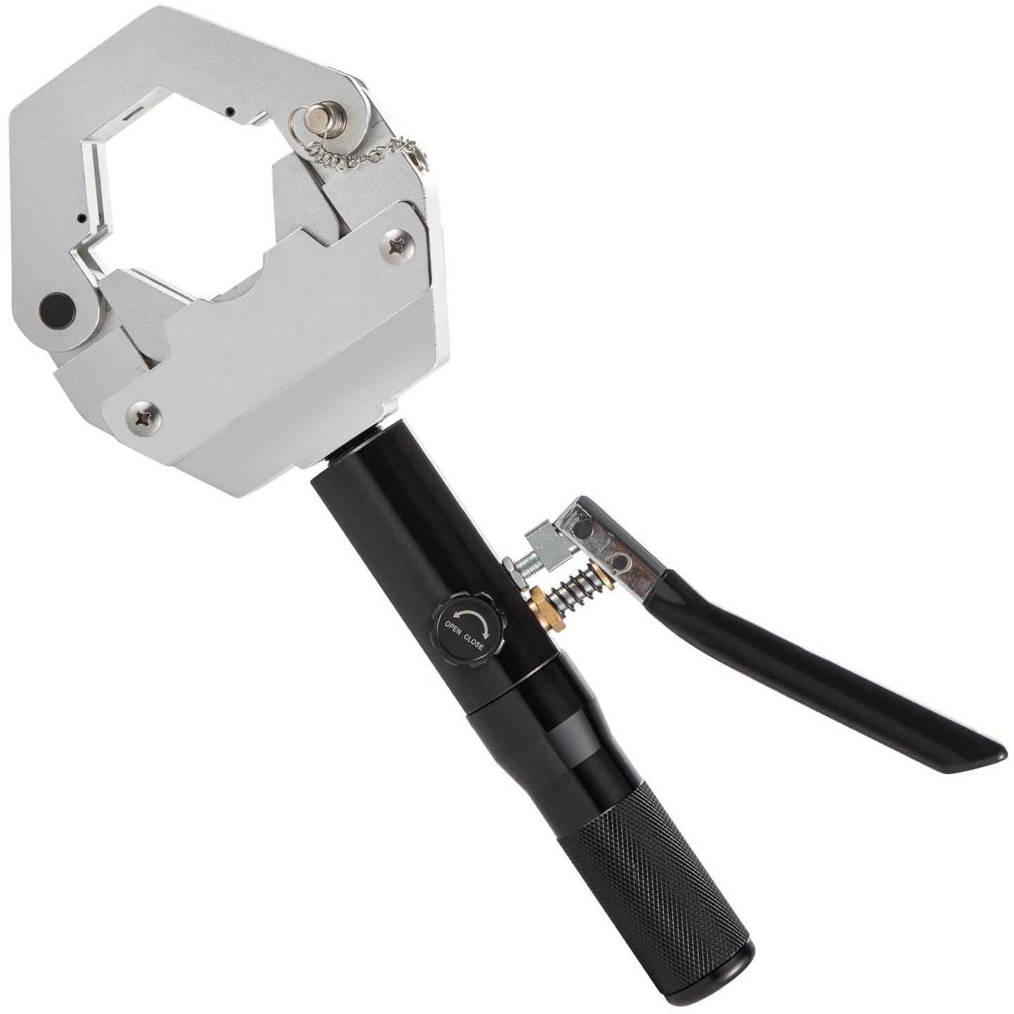 Hydraulic Hose Crimper Hydra-Krimp 71500,Manual AC Hose Crimper Kit Air Conditioning Repaire Handheld,Hydraulic Hose Crimping Tool with 7 Die Set, for Barbed and Beaded Hose Fittings