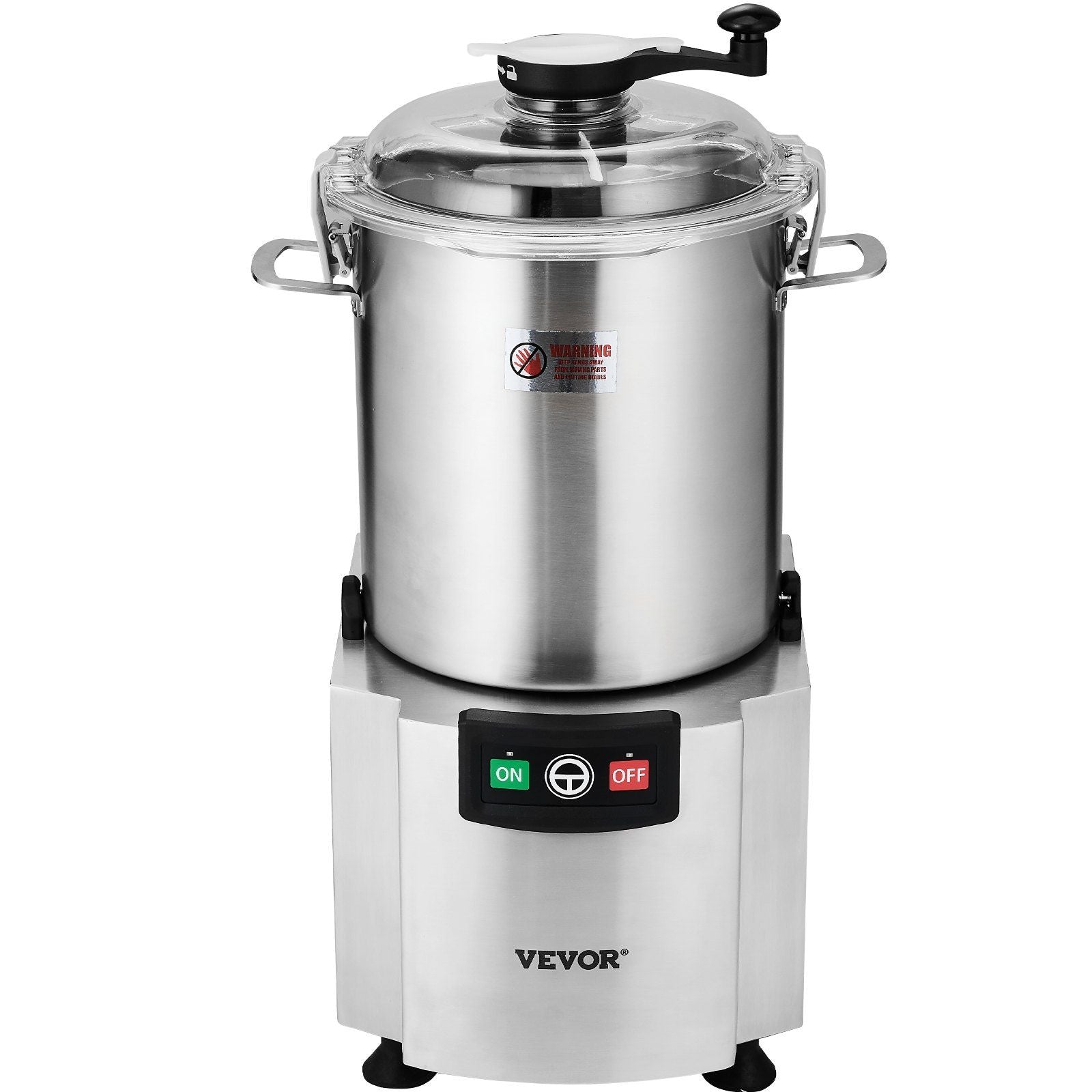 Food Processor & Vegetable Chopper, 18L Food-Grade Stainless Steel Food Processor Chopper with S-Curve Blade and Scraper, Ideal for Chopping Vegetables, Fruit, Grains, Nuts
