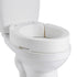 Raised Toilet Seat, 136.1 kg Load Capacity, 88.9 mm Lift Height, Commode Elevated Toilet Seat Riser with Enlarged Opening for Seniors, Elderly, Handicap, Disabled, Adults, Fits Elongated Bowl