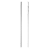 Pool Pole, 1 to 3.66 m Telescoping Swimming Pool Cleaning Poles, Professional Adjustable Telescopic Pole with Extension Pole, Heavy Duty Cleaner Stick for Skimmer Net, Rake, Brush, Vacuum Head