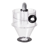 Cyclone Dust Separator, 4" Retrofit Cyclone Separator for Dust Collectors, ABS Dust Deputy With 2" Hole O.D. Connector & Hose for Wet/Dry Shop Vacuums, Fits 18.9-37.85L Tank (Tank Exclude)