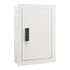 0.83 sq.ft Wall Safe, 3-Tier Hidden Wall Safe with Password, Key & Turning Knob, Q235 Cold-Rolled Steel In-Wall Box with Adjustable Shelves & Mounting Holes for Money, Jewelry, Passport, White