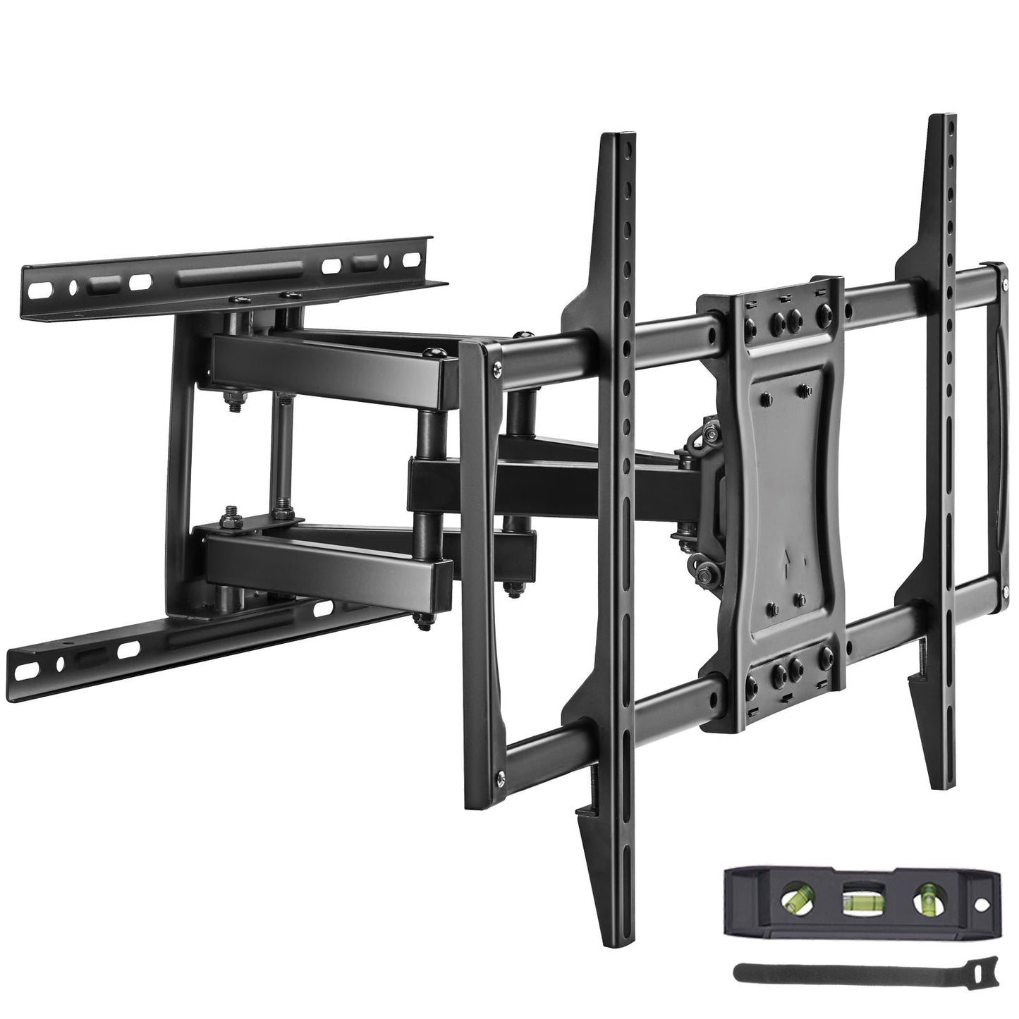 Full Motion TV Mount Fits for Most 37-75 inch TVs, Swivel Tilt Horizontal Adjustment TV Wall Mount Bracket with 4 Articulating Arms, Max VESA 600x400mm, Holds up to 132 lbs