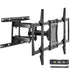 Full Motion TV Mount Fits for Most 37-75 inch TVs, Swivel Tilt Horizontal Adjustment TV Wall Mount Bracket with 4 Articulating Arms, Max VESA 600x400mm, Holds up to 132 lbs