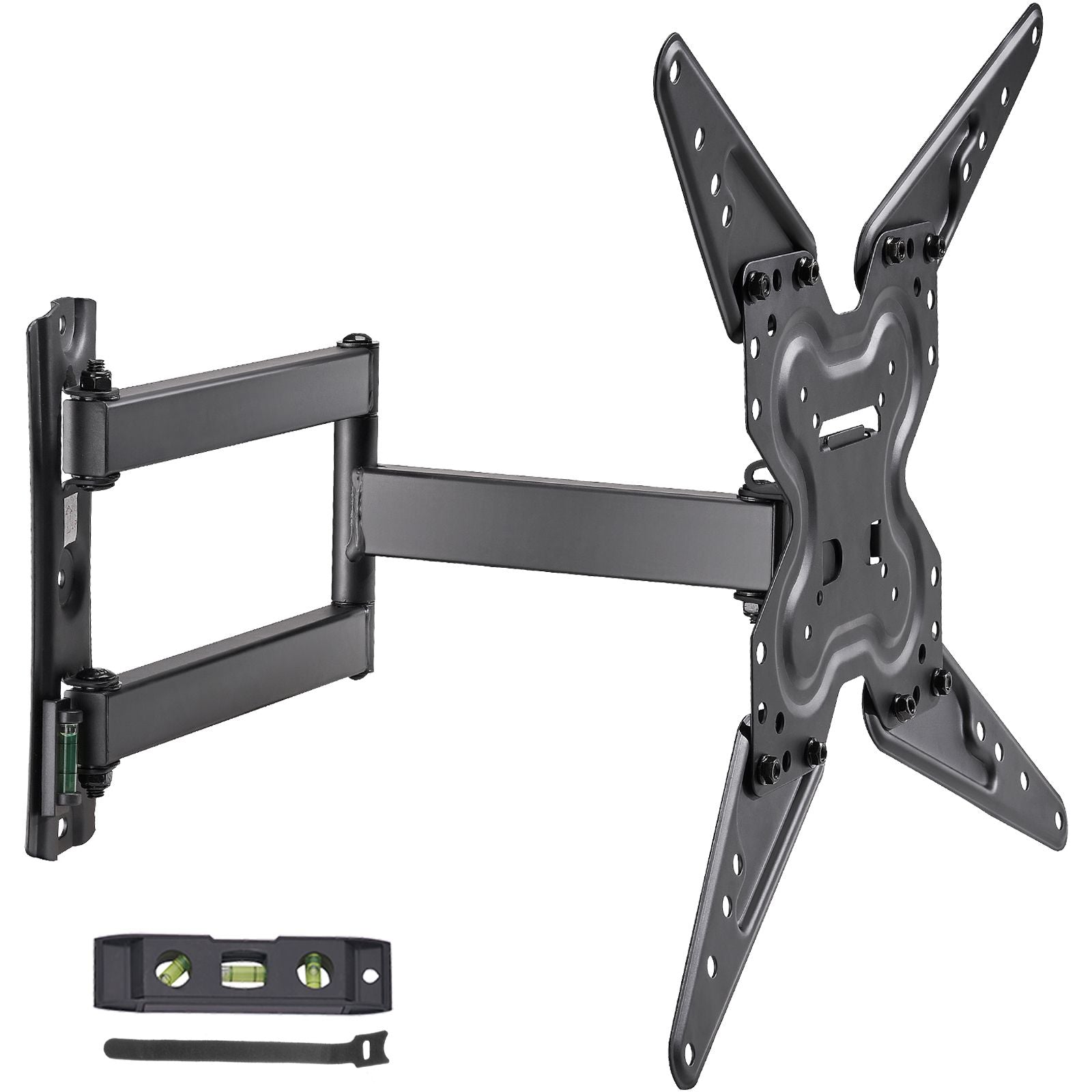 Full Motion TV Mount Fits for Most 26-55 inch TVs, Swivel Tilt Horizontal Adjustment TV Wall Mount Bracket with Articulating Arm, Max VESA 400x400mm , Holds up to 99 lbs