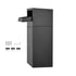 Package Delivery Boxes for Outside, 90.9 cm Mailbox for Parcel with Lock, Galvanized Steel Package Drop Box with Anti-Theft Design, Weather-Resistant Package Mailbox for Home and Office, Black