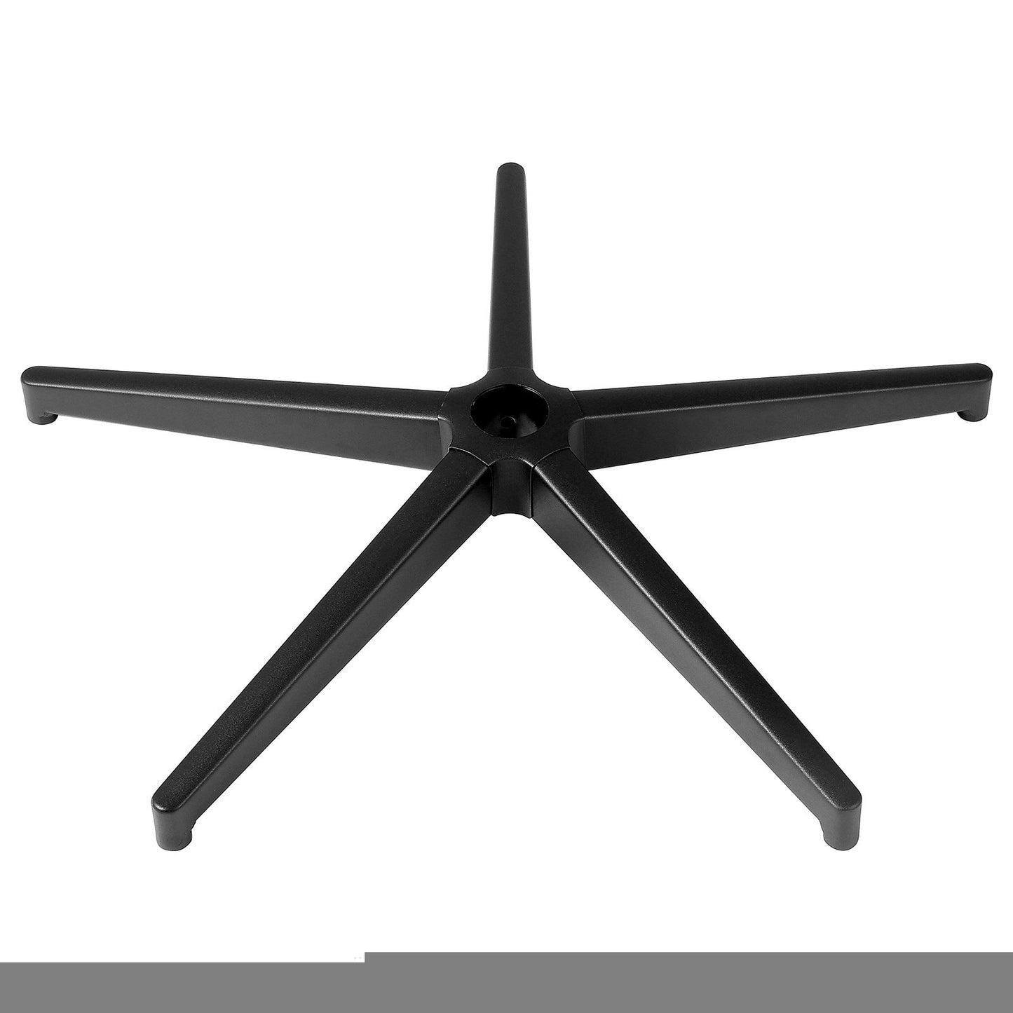 VEVOR Office Chair Base Replacement, 710 mm, 1134 kg Static Load Capacity, Heavy Duty Universal Computer Desk Chair Stool Base Part with Reinforced Metal Legs, Desk Chair Base Replacement Parts, Black