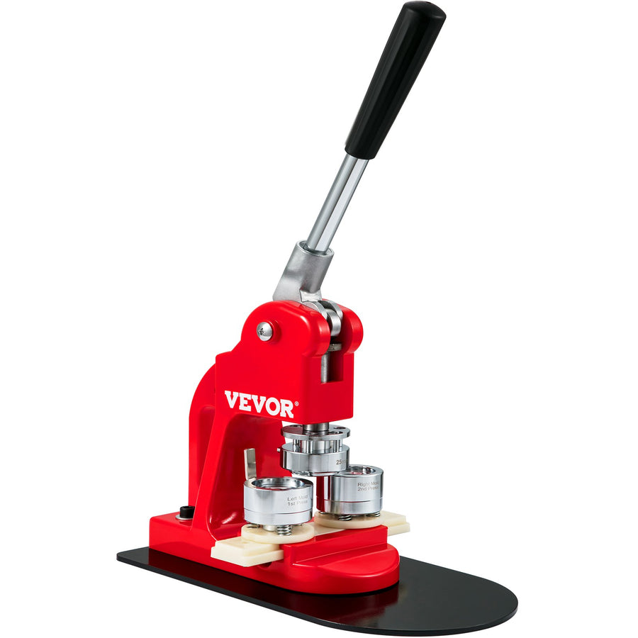 VEVOR Button Maker Machine, 25mm (1 inch) Badge Punch Press Kit, Children DIY Gifts Pin Maker, Button Making Supplies with 500pcs Button Parts & Circle Cutter & Magic Book