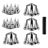 Rear&Front Axle Cover Combo Kit ABS Lug Nut Covers with Nut Cover Tools