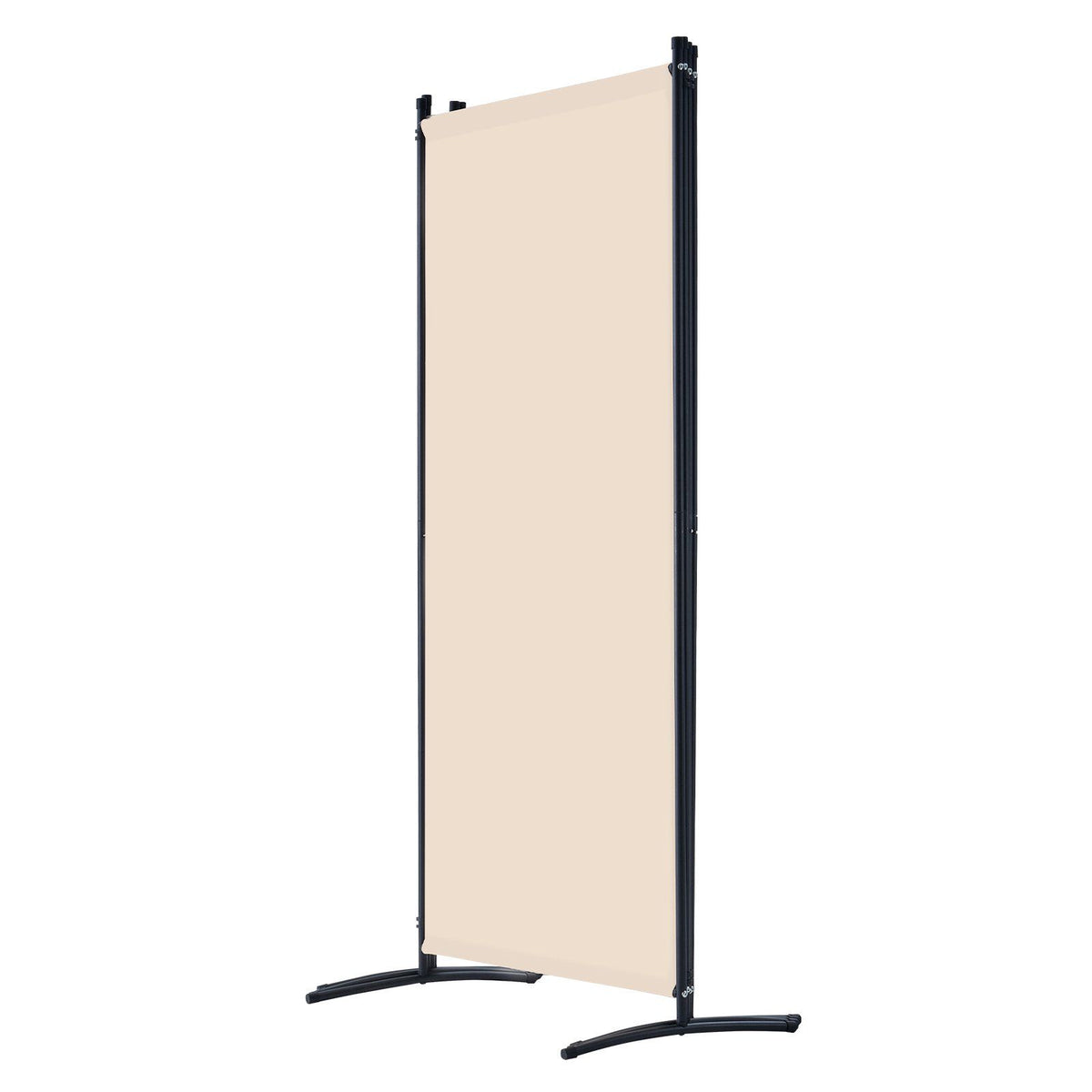 Room Divider, 4 Panels Room Divider, Folding Privacy Screen and Portable Partition Divider for Room Separation, Freestanding Room Partitions for Office, Bedroom, Study, Beige
