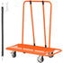 Drywall Cart, 3000 LBS Panel Dolly Cart with 45.28" x 21.8" Deck and 5" Swivel Wheels, Heavy-Duty Drywall Sheet Cart, Handling Wall Panel, Sheetrock, Lumber, for Garage, Home, Warehouse