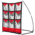 9 Hole Baseball Softball Pitching Net 9 Pocket Hitting Practice 49"x42"