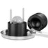 VEVOR Ice Ball Press, 6cm Ice Ball Maker, Aircraft Al Alloy Ice Ball Press Kit for 60mm Ice Sphere, Ice Press with Tong and Drip Tray, for Whiskey, Cocktail, Bourbon, Scot on Party & Holiday, Black