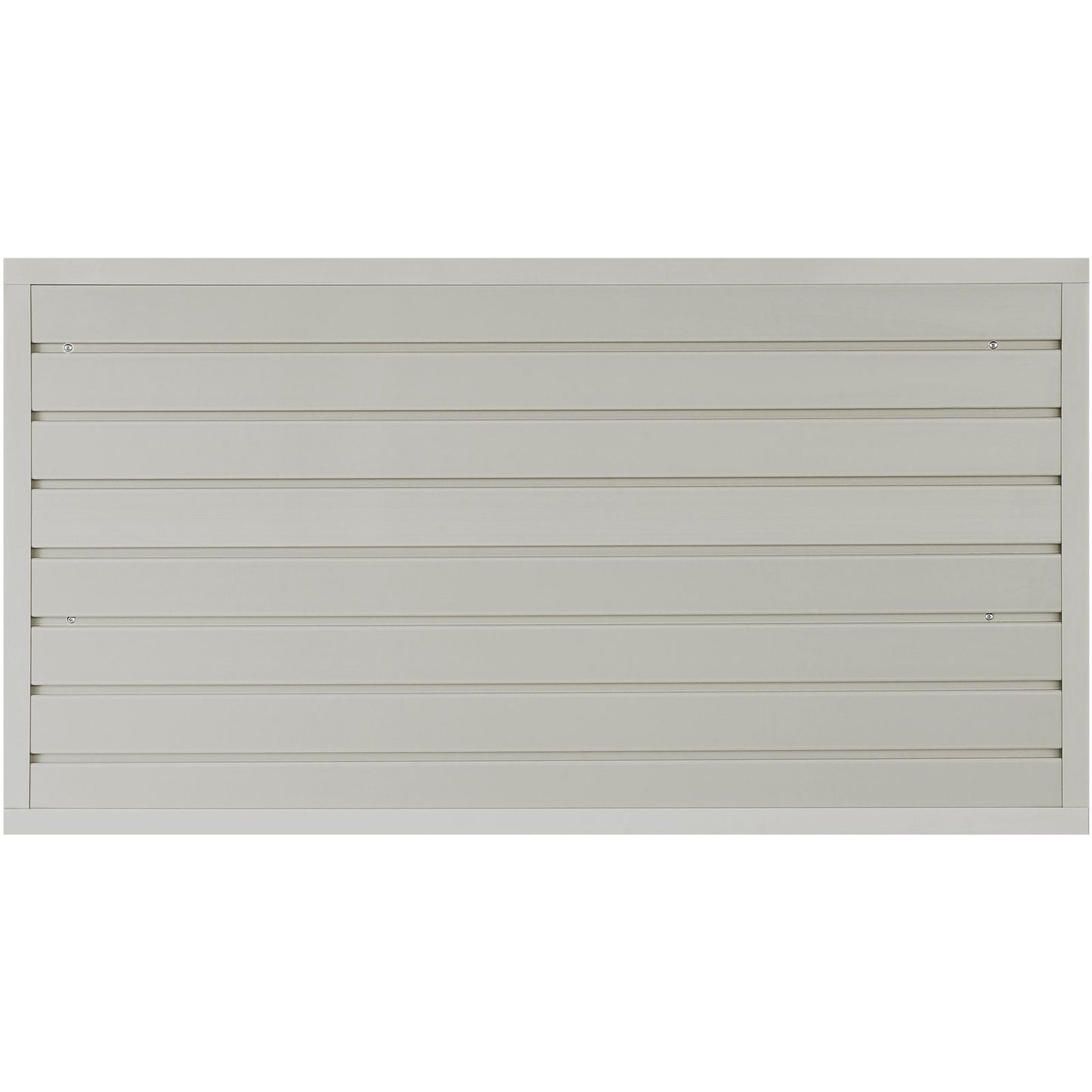 Slatwall Panels, 121.9 x 30.48 cm Gray Garage Wall Panels (Set of 2 Panels), Heavy Duty Garage Wall Organizer Panels Display Perfect for Retail Store, Garage Wall, and Craft Storage Organization