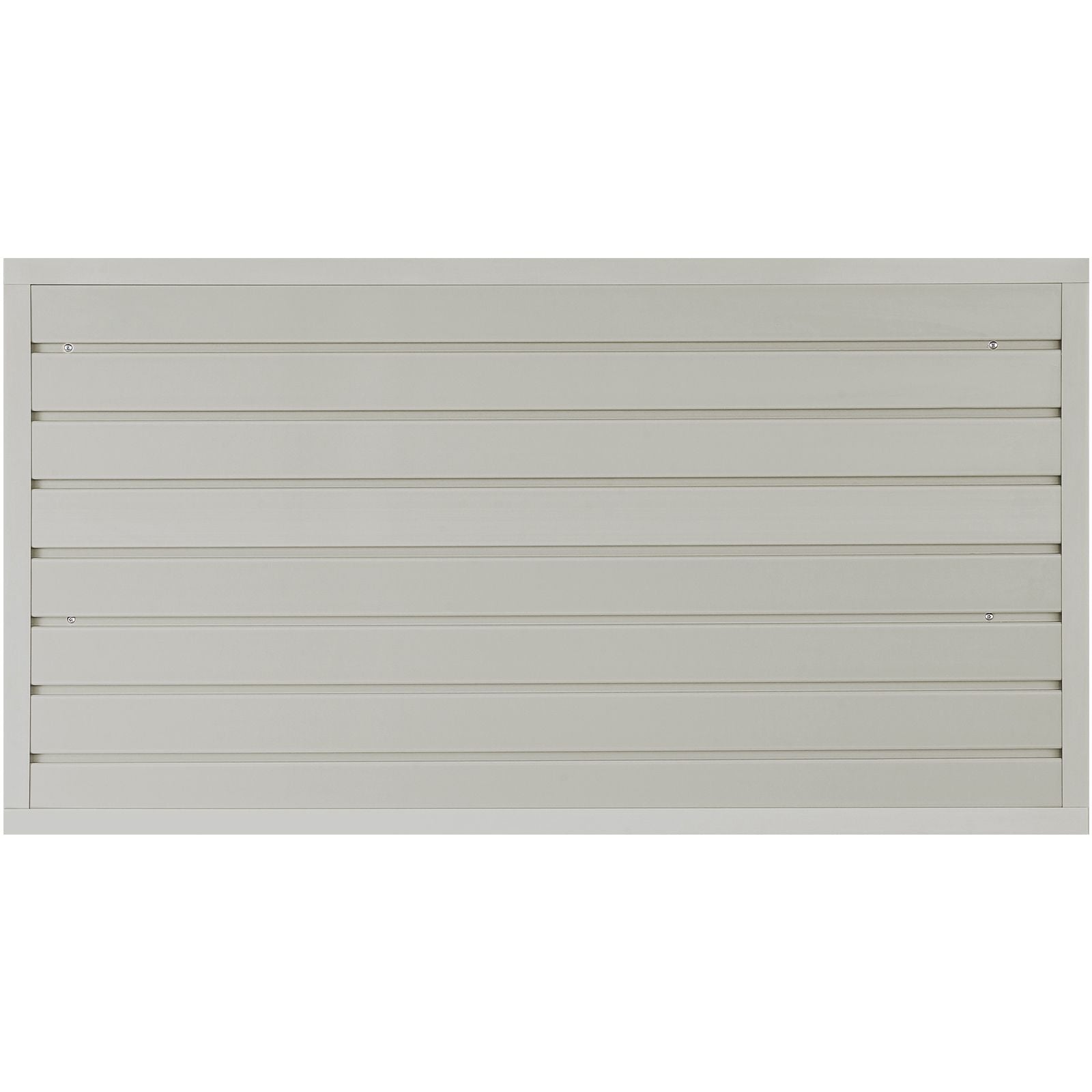 Slatwall Panels, 121.9 x 30.48 cm Gray Garage Wall Panels (Set of 2 Panels), Heavy Duty Garage Wall Organizer Panels Display Perfect for Retail Store, Garage Wall, and Craft Storage Organization