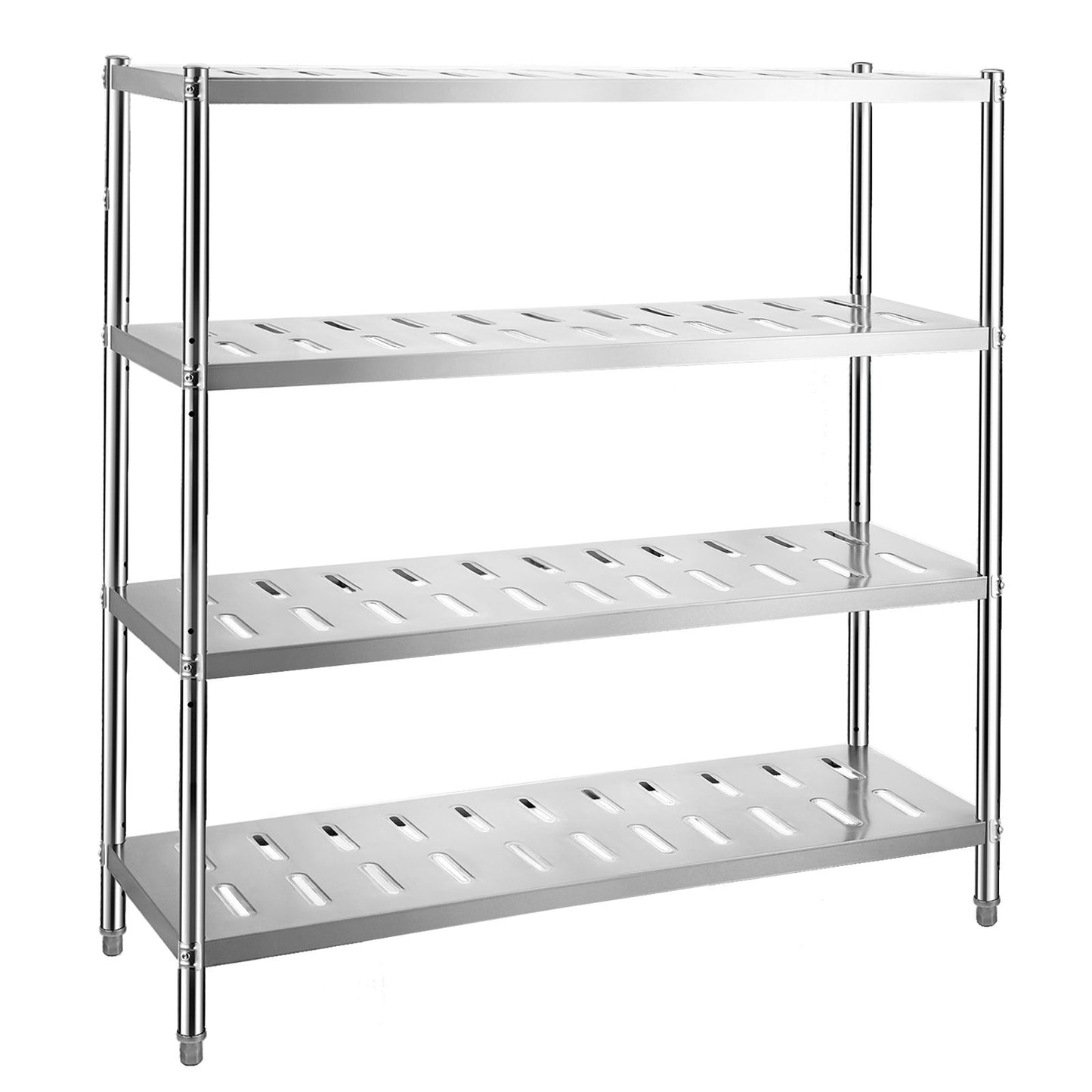 Garage Shelf Heavy Duty Shelving 4-Tier 150x45x155cm Stainless Steel