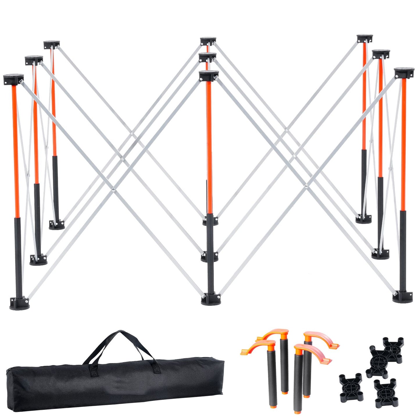 Portable Folding Workstand 1267 x 665 mm Collapsible Work Stand 1135 kg