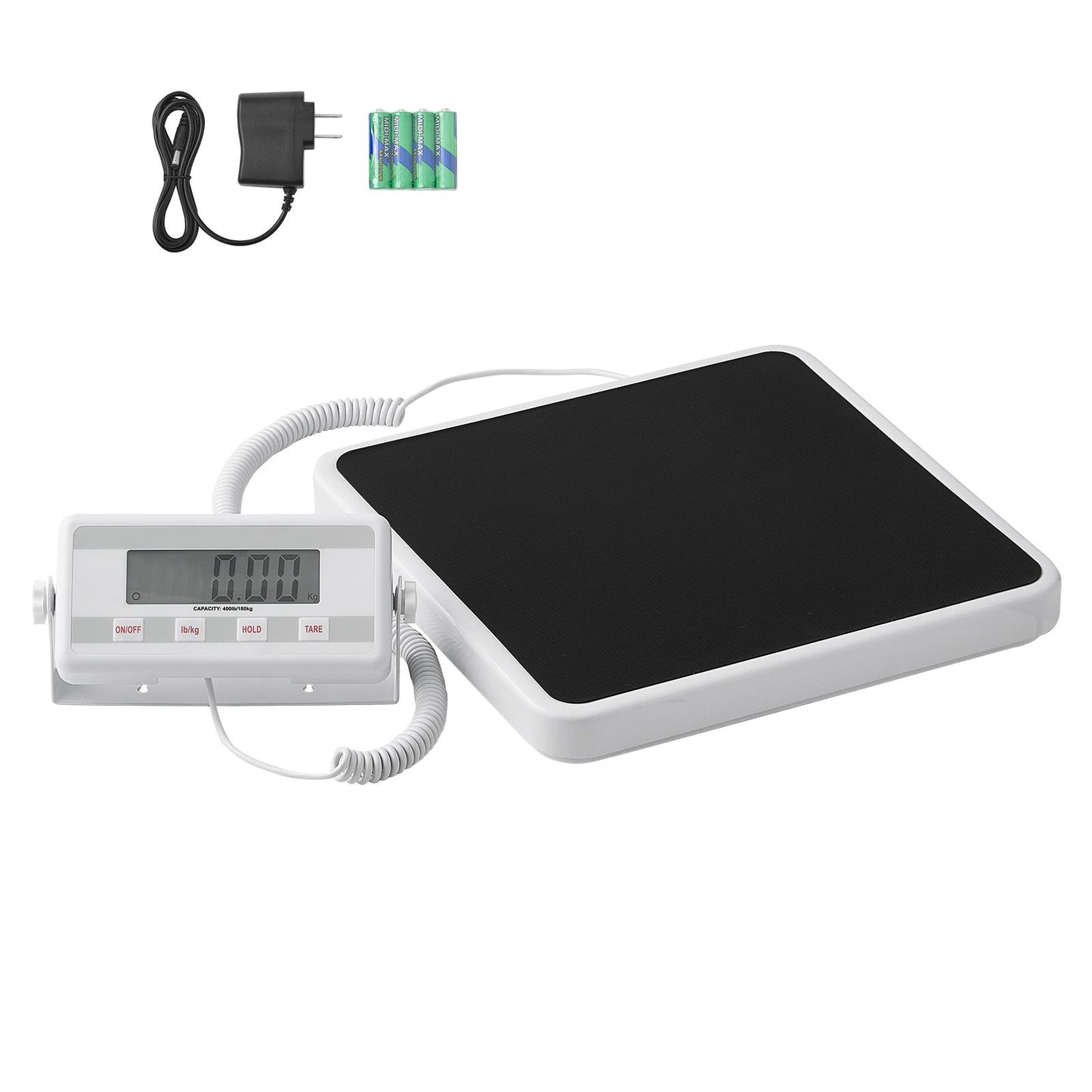 Portable Medical Scale, Professional Digital Physician Scale for Weighing - with Anti-Slip Mat, 2 Units (kg/lb), Hold & Tare Function, 400LBS Capacity Physician Wight Scale for Gym Home Hospital