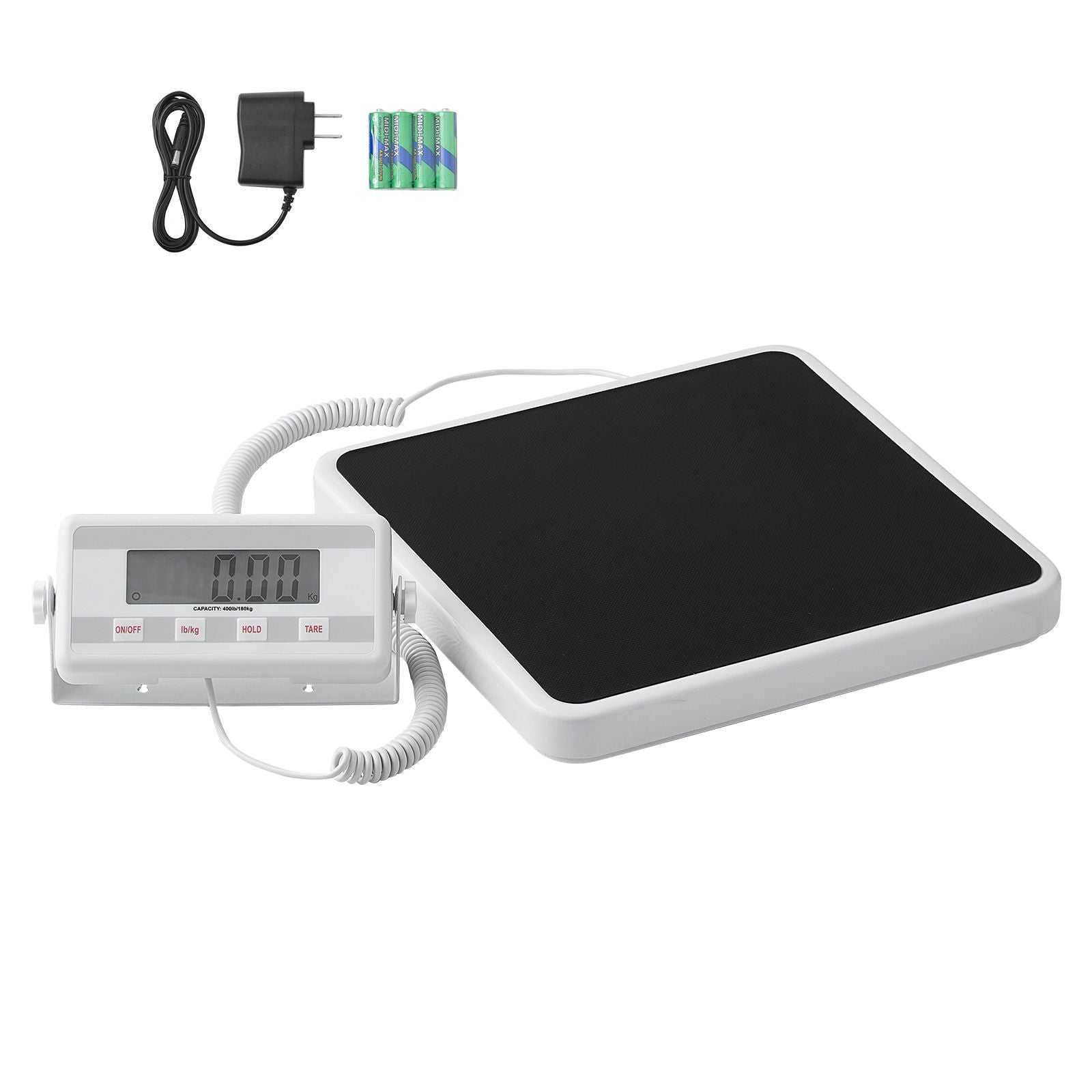 Portable Medical Scale, Professional Digital Physician Scale for Weighing - with Anti-Slip Mat, 2 Units (kg/lb), Hold & Tare Function, 400LBS Capacity Physician Wight Scale for Gym Home Hospital
