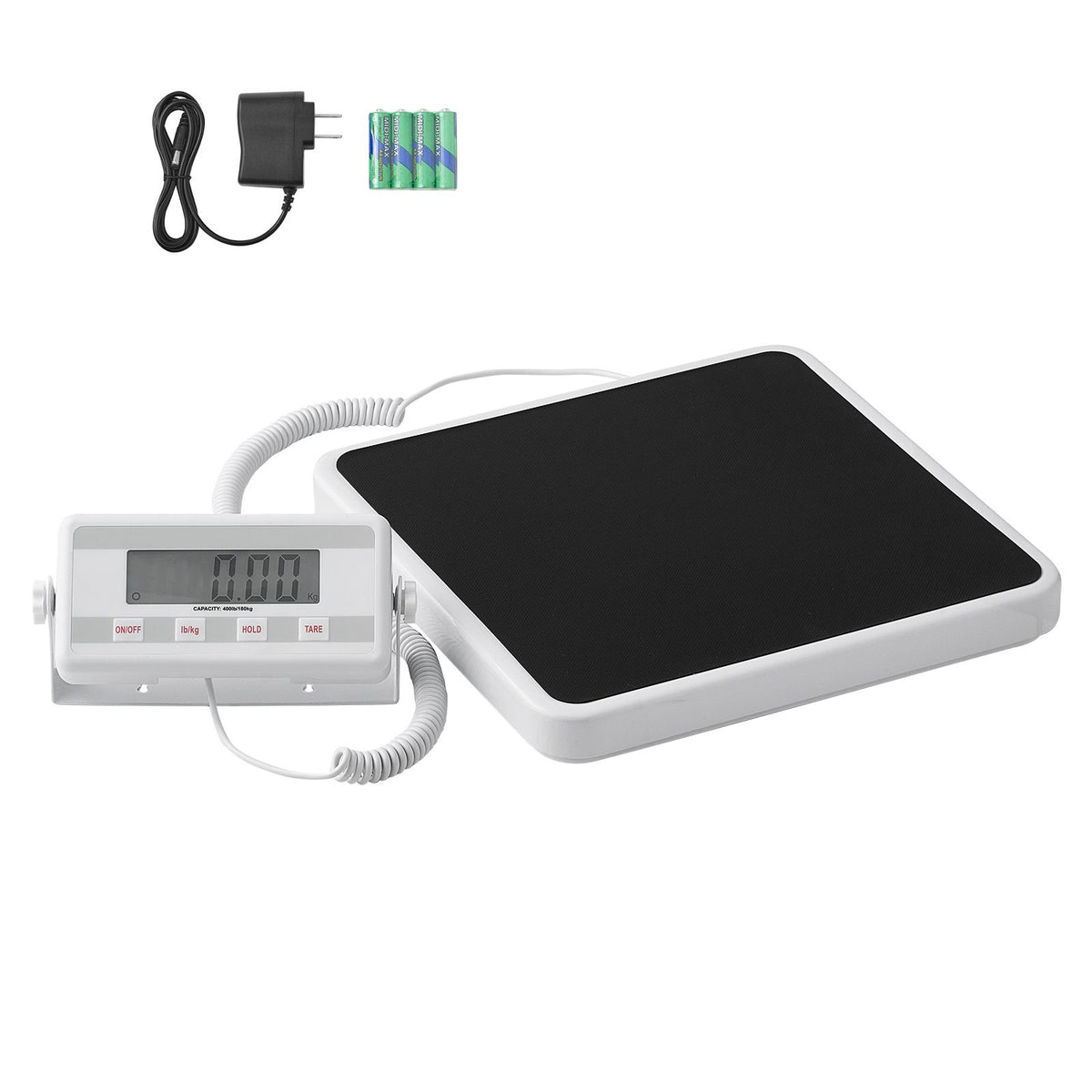 Portable Medical Scale, Professional Digital Physician Scale for Weighing - with Anti-Slip Mat, 2 Units (kg/lb), Hold & Tare Function, 400LBS Capacity Physician Wight Scale for Gym Home Hospital