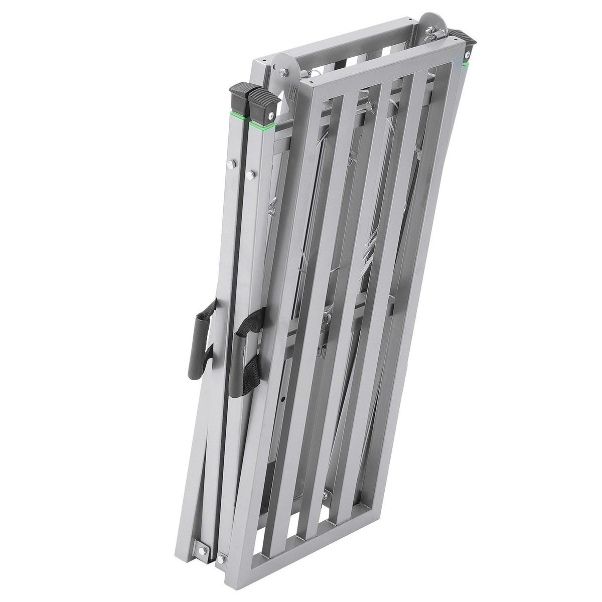 Work Platform, 4 Gear Adjustable Height, Folding Alloy Steel Step Ladder, Portable Scaffolding Platform, 400 kg Load Capacity, Non-Slip Rubber Feet, Drywall Painting Stool, Cleaning & Washing