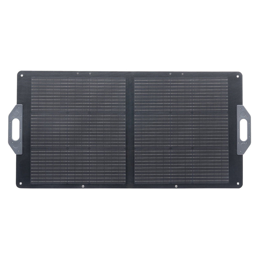 100W Foldable Solar Panel, 24% High-Efficiency Portable Monocrystalline Solar Panel Charger with MC4 Output, USB-A, Type-C & DC Ports, IP65 Waterproof for Power Stations, Camping, Hiking Trips