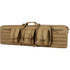 Rifle Bag, 42 inch Tactical Double Long Gun Bag, Soft Rifle Case with Lockable Zipper, Portable Handle & Shoulder Strap, 3 Large Storage Pockets Rifle Case for Two 40" Rifles & 2 Pistols, Brown