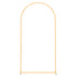 Arch Backdrop Stand, 2 x 1 m, Stable Structure, Easy Assembly, 1 Set Gold Metal Arch Backdrop Stand for Wedding, Birthday Party, Graduation, Holiday Celebration, and Ceremony Decoration