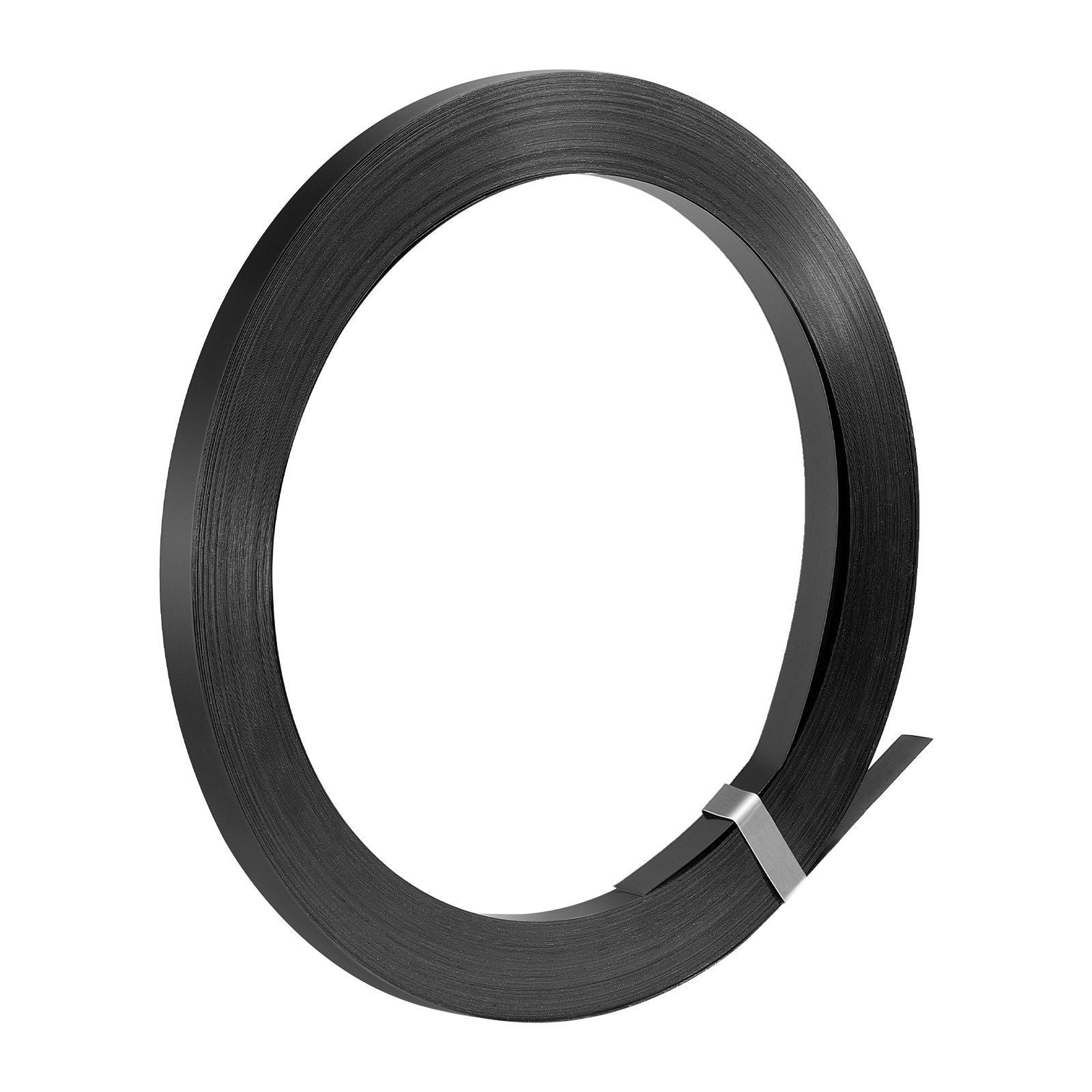 Steel Strapping Coil, 19 mm x 0.55 mm x 91 m, Metal Strapping Banding Roll Withstands Harsh Environment, 775.6 kg Break Strength, Heavy Duty Banding Pallet Strap Coil for Pallet Packing