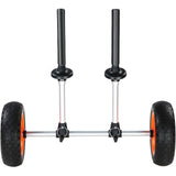 Adjustable Kayak Cart Canoe Boat Carrier 280lbs Load with 10'' Solid Tires