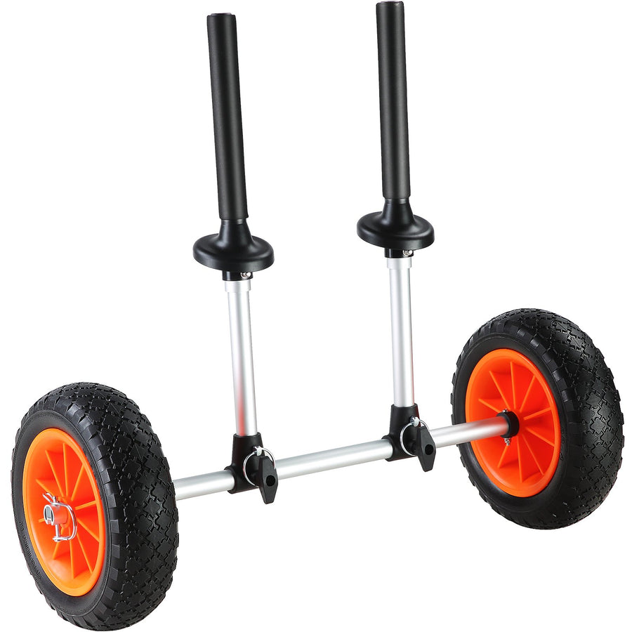 VEVOR Adjustable Kayak Cart Canoe Boat Carrier 280lbs Load with 10'' Solid Tires
