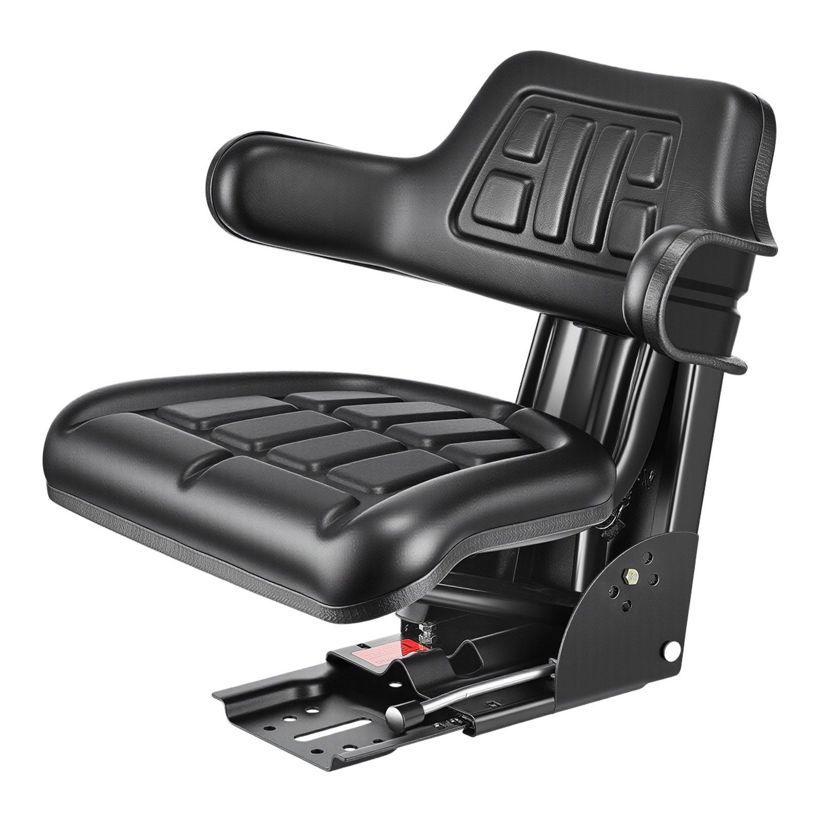Universal Forklift Seat, Waterproof Tractor Suspension Seat with Adjustable Back, Secure Tractor Seat with Micro Switch, Widely Compatible Seat for Skid Loader Bulldozer