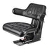 Universal Forklift Seat, Waterproof Tractor Suspension Seat with Adjustable Back, Secure Tractor Seat with Micro Switch, Widely Compatible Seat for Skid Loader Bulldozer